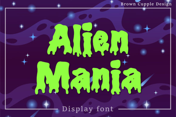 Alien Mania Font: Techno Display Typography for Web