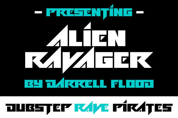 Alien Ravager: A Bold Display Font for Modern Editorial Design
