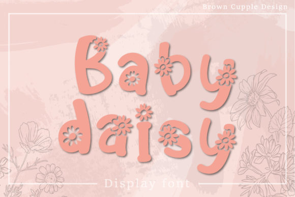 Baby Daisy Font: Adding Floral Charm to Web Design