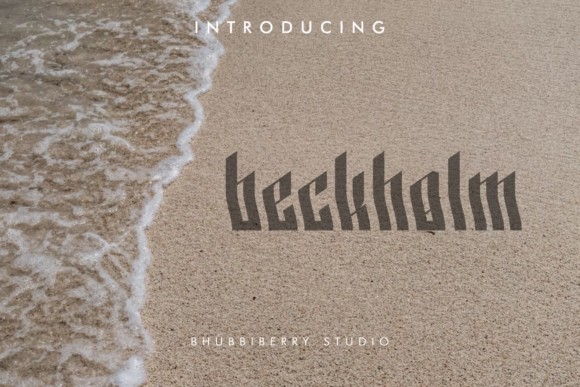 Beckholm Font: Bold Branding for Small Business