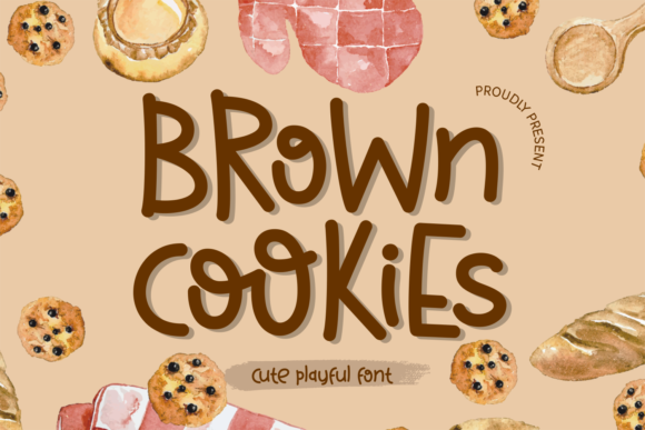 Brown Cookies Font: A Skinny Display Typeface for Web Design