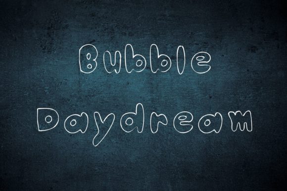 Bubble Daydream Font: Playful Branding for Small Business