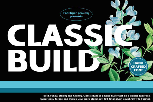 Classic Build Font: Assertive Display Type for Web Design