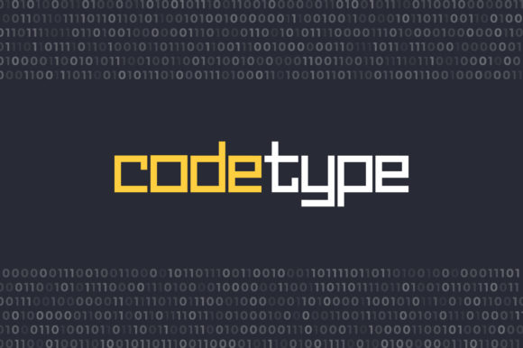 Codetype Font: Squared Display Typography for Web Design