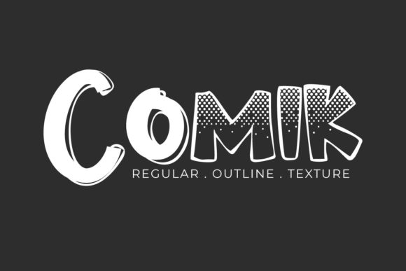 Comik Font: Retro Display Typeface for Business Branding
