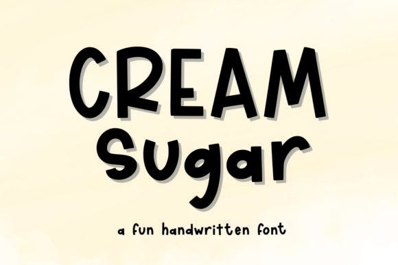 Cream Sugar: A Designer’s Take on This Freebie Font