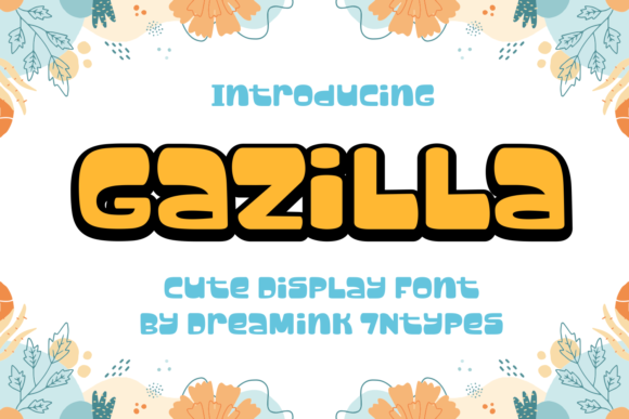 Gazilla Font: A Chic Display Typeface for Makers