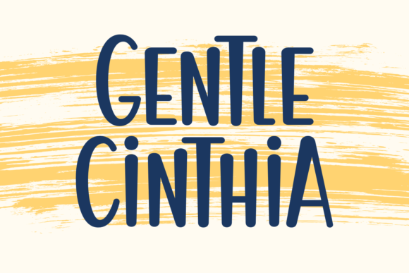 Gentle Cinthia Font Review: A Display Typeface for Soft Branding