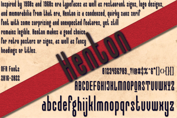 Henton Font: Modern Display Typography for Digital Campaigns
