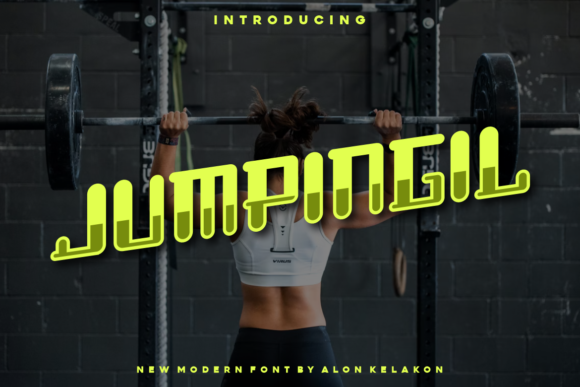 Jumpingil: A Bold Display Font for Dynamic Branding Projects