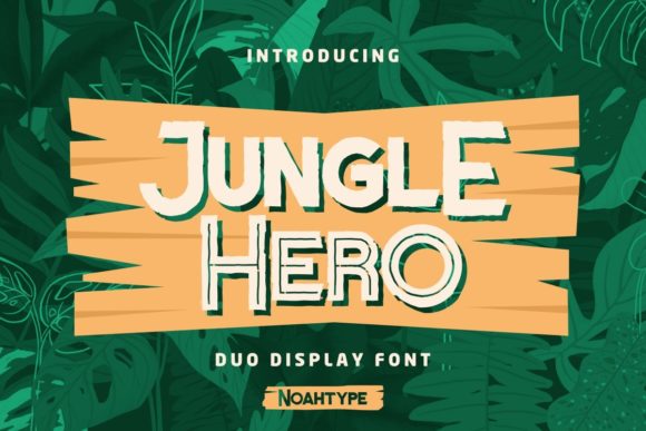 Jungle Hero Font: A Playful Display Typeface for Web Designers