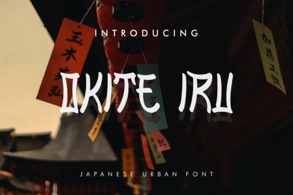 Okite Iru Font: A Display Typeface for Campaign Visuals
