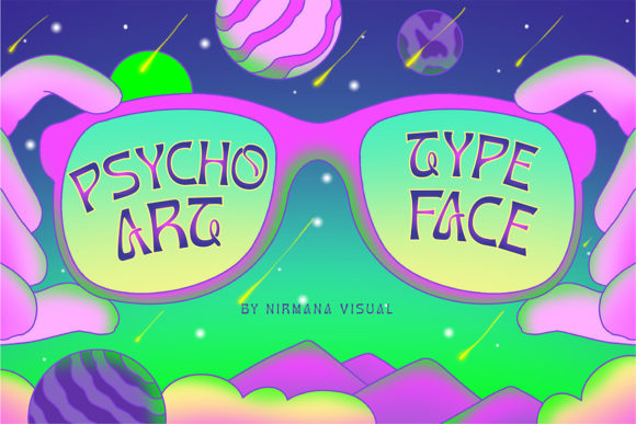 Psychoart Font Review: Retro Typography for Web Design