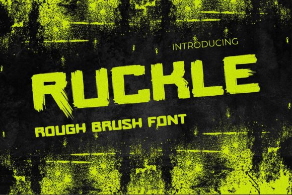 Ruckle Font: Bold Display Typography for Marketing