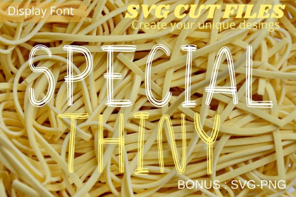 Special Thiny Font: A Display Typeface for Editorial Design