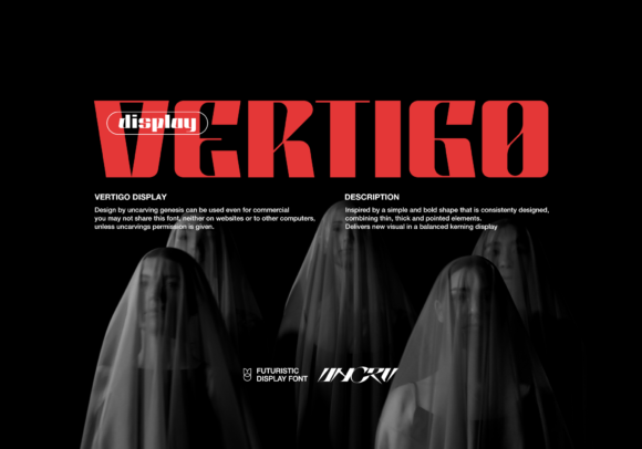 Vertigo Font: A Modern Display Typeface for Editorial Design