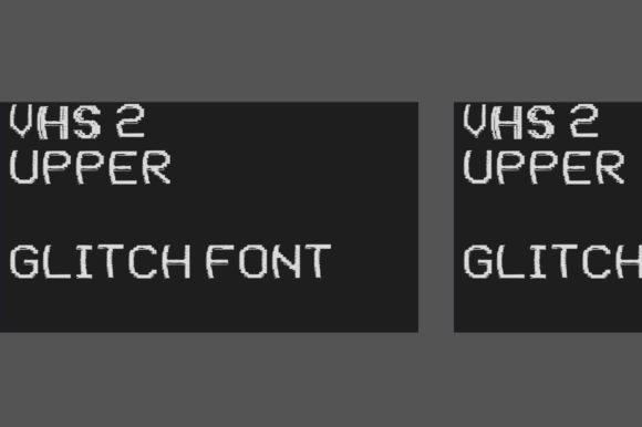 VHS 2 Upper Font: A Web Designer’s Glitch Review